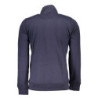 GIAN MARCO VENTURI BLAUES HERREN-SWEATSHIRT MIT REISSVERSCHLUSS
