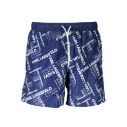 KARL LAGERFELD BEACHWEAR SWIMSUIT BOTTOM MEN BLUE
