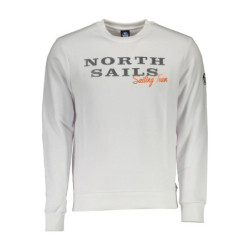 NORTH SAILS MEN'S ZIP-UP SWEATSHIRT WHITE