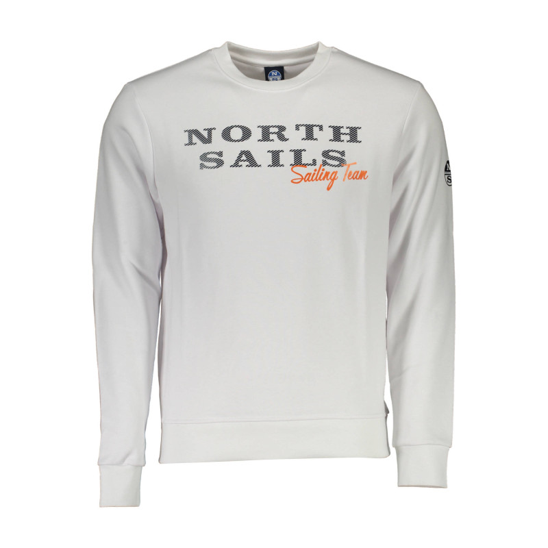 NORTH SAILS HERREN-SWEATSHIRT MIT ZIP WEISS