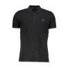 GIAN MARCO VENTURI MEN'S SHORT SLEEVE POLO BLACK