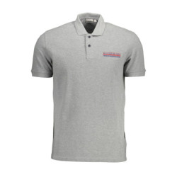 NAPAPIJRI POLO SHORT SLEEVES MEN GREY