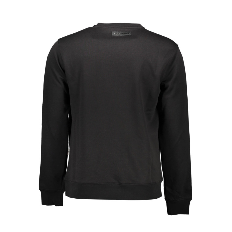 PLEIN SPORT HERREN SCHWARZES SWEATSHIRT MIT ZIP