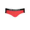 KARL LAGERFELD BEACHWEAR COSTUME PARTE SOTTO DONNA ROSSO