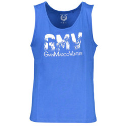 GIAN MARCO VENTURI HERREN BLAUES TANKTOP