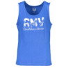 GIAN MARCO VENTURI HERREN BLAUES TANKTOP
