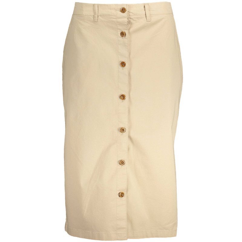 JUPE LONGUE BEIGE POUR FEMME GANT