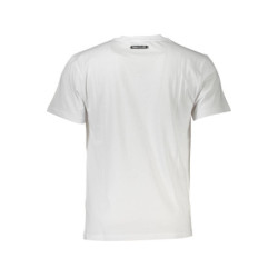 CAVALLI CLASS KURZARM-T-SHIRT HERREN WEISS