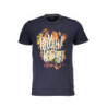 CAVALLI CLASS SHORT SLEEVE T-SHIRT MEN BLUE