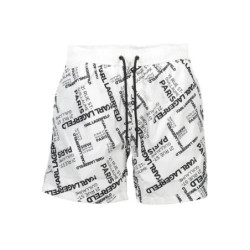 KARL LAGERFELD BEACHWEAR COSTUME PARTE SOTTO UOMO BIANCO