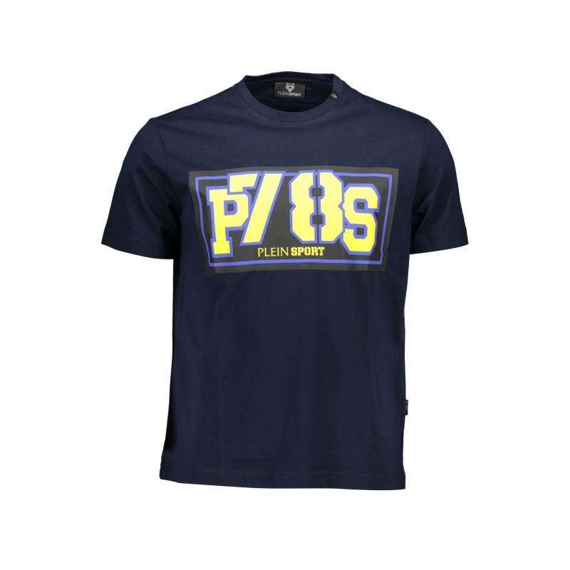 PLEIN SPORT KURZARM-T-SHIRT HERREN BLAU