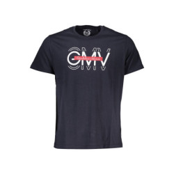 CAMISETA DE MANGA CORTA DE HOMBRE AZUL GIAN MARCO VENTURI