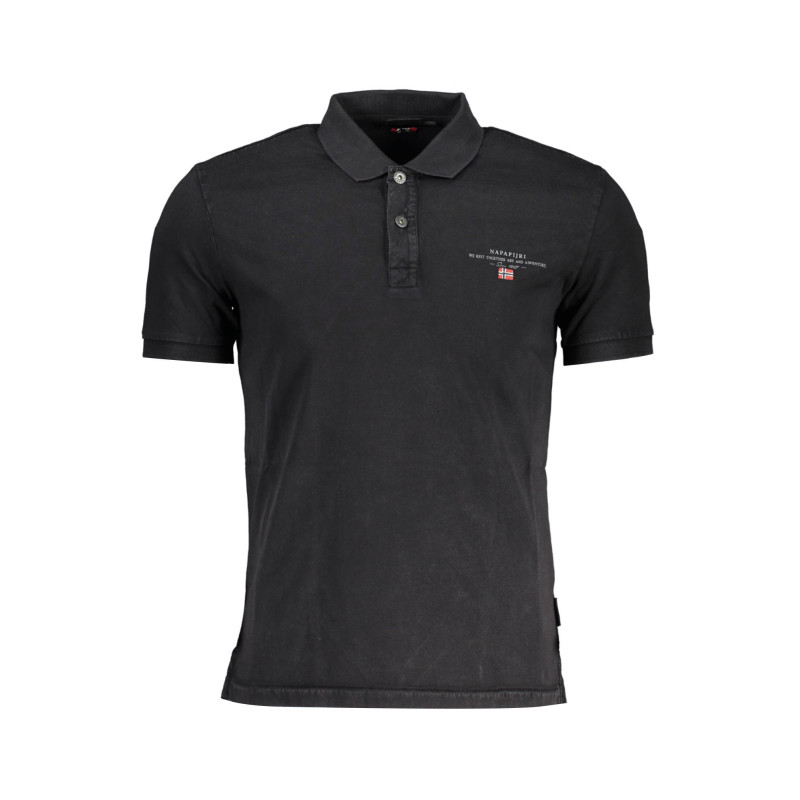 NAPAPIJRI POLO SHORT SLEEVE MEN BLACK