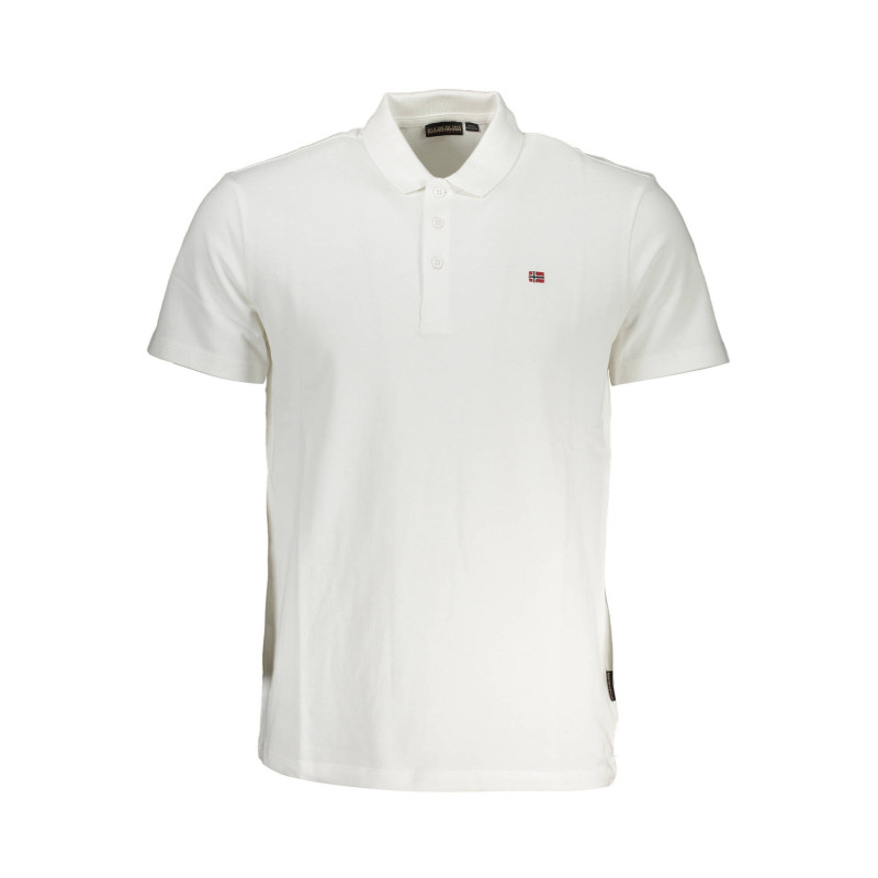 NAPAPIJRI POLO SHORT SLEEVES MEN WHITE