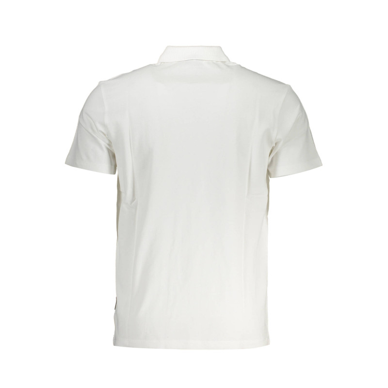 POLO NAPAPIJRI MANGA CORTA HOMBRE BLANCO