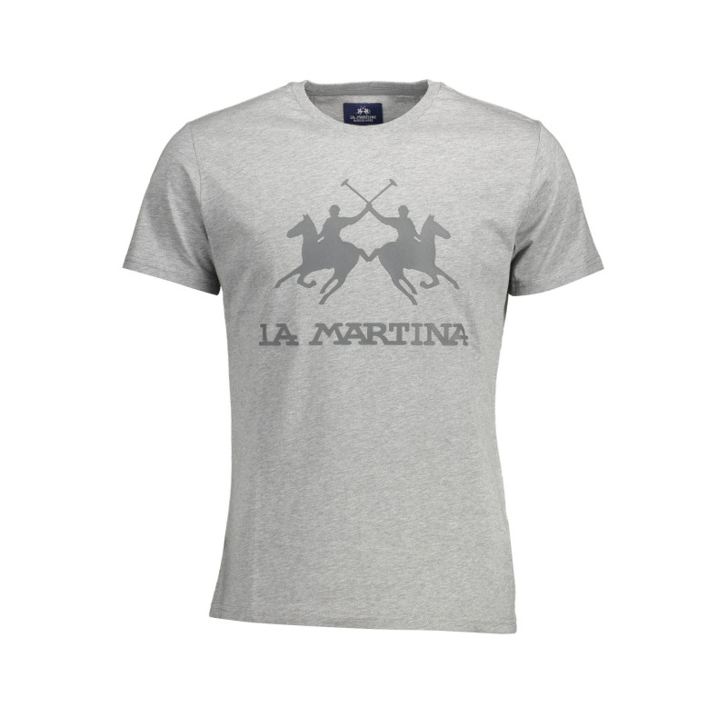 LA MARTINA SHORT SLEEVE T-SHIRT MEN GREY