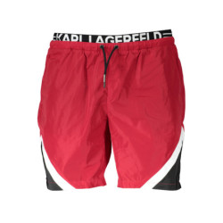 KARL LAGERFELD BEACHWEAR BAÑADOR HOMBRE BRAGUITA ROJA