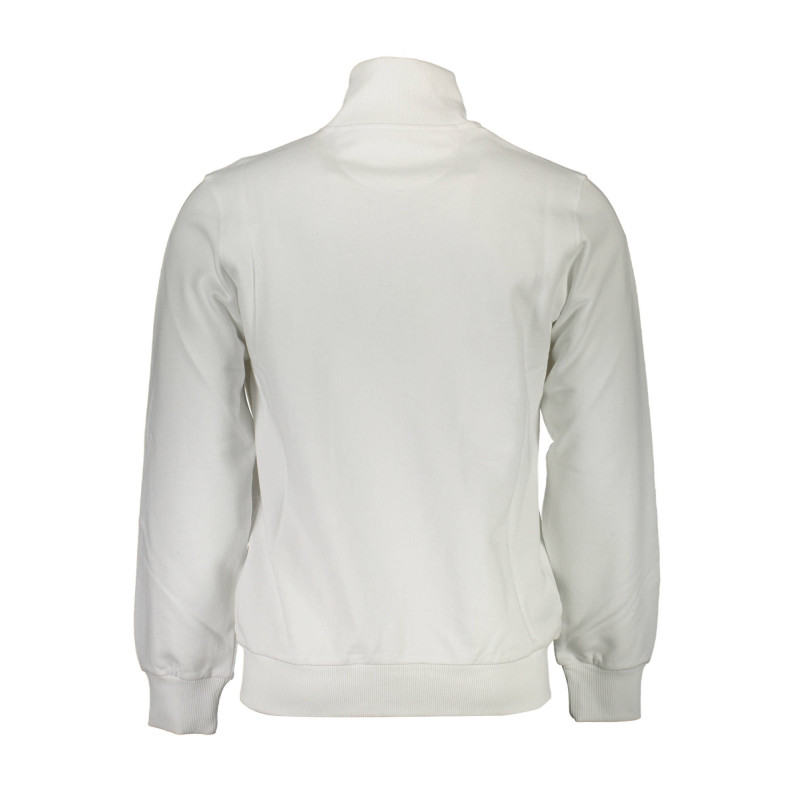 LA MARTINA MEN'S WHITE ZIP-UP SWEATSHIRT