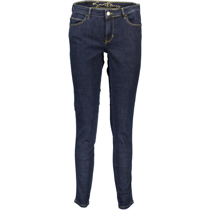 GUESS JEANS WOMEN'S DENIM JEANS BLUE