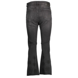 JEAN EN DENIM NOIR POUR FEMME DESIGUAL