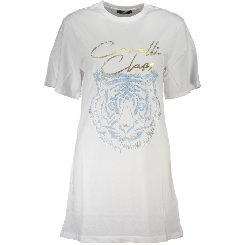 CAMISETA DE MANGA CORTA CAVALLI CLASS MUJER BLANCA