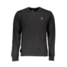 SWEAT-SHIRT NOIR SANS FERMETURE ÉCLAIR POUR HOMME GIAN MARCO VENTURI