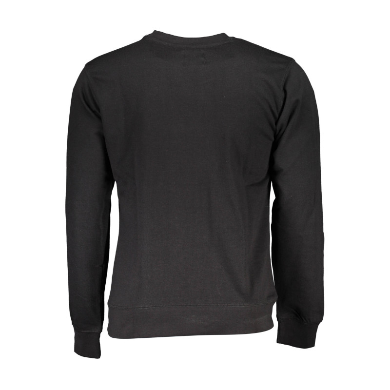 SWEAT-SHIRT NOIR SANS FERMETURE ÉCLAIR POUR HOMME GIAN MARCO VENTURI