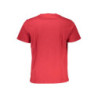 GIAN MARCO VENTURI MEN'S SHORT SLEEVE T-SHIRT RED