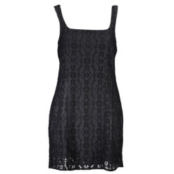 DESIGUAL KURZES KLEID DAMEN SCHWARZ