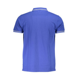 CAVALLI CLASS POLO MANCHES COURTES HOMME BLEU