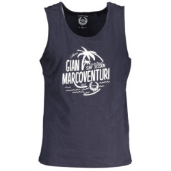 GIAN MARCO VENTURI HERREN BLAUES TANKTOP