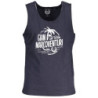 GIAN MARCO VENTURI MEN'S BLUE TANK TOP