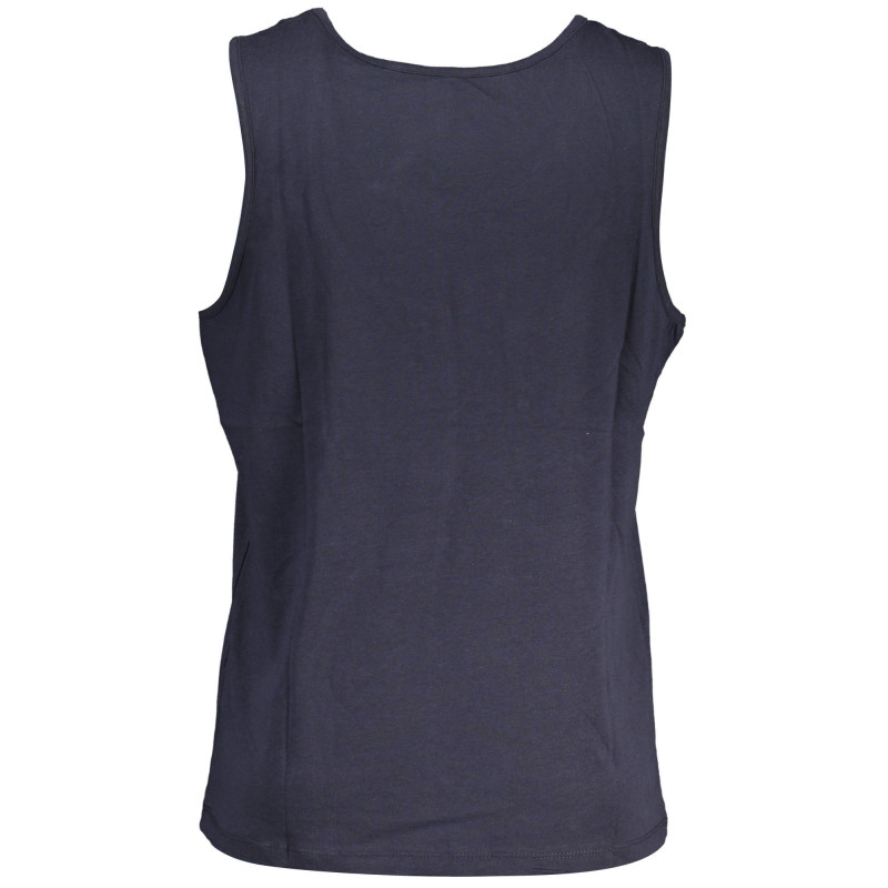 GIAN MARCO VENTURI MEN'S BLUE TANK TOP