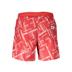 KARL LAGERFELD BEACHWEAR MAILLOT DE BAIN HOMME BAS ROUGE