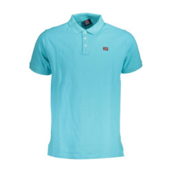 NORWAY 1963 MEN'S SHORT SLEEVE POLO SHIRT BLUE