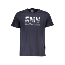 GIAN MARCO VENTURI T-SHIRT MANICHE CORTE UOMO BLU