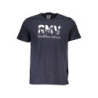 GIAN MARCO VENTURI HERREN KURZARM T-SHIRT BLAU