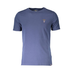 AERONAUTICA MILITARE MEN'S BLUE OUTDOOR T-SHIRT