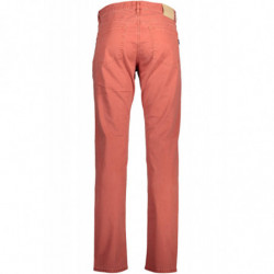 GANT RED MEN'S TROUSERS