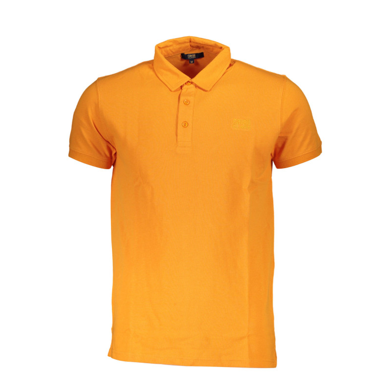 CAVALLI CLASS POLO SHORT SLEEVES MEN ORANGE