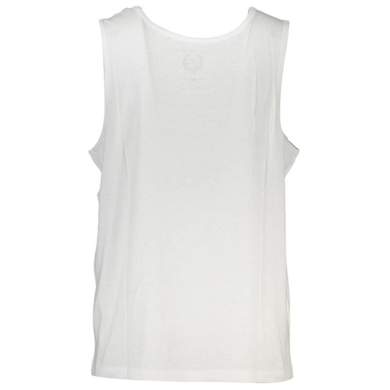 GIAN MARCO VENTURI MEN'S WHITE TANK TOP