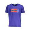 NORUEGA 1963 CAMISETA DE MANGA CORTA PARA HOMBRE AZUL