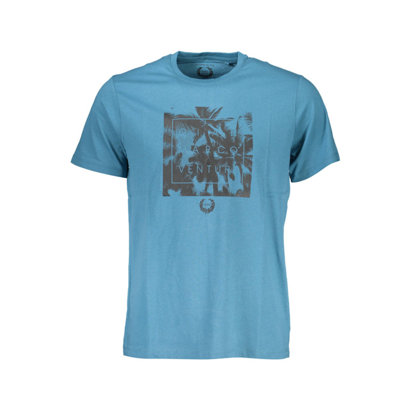 GIAN MARCO VENTURI HERREN KURZARM T-SHIRT BLAU