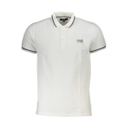 CAVALLI CLASS POLO MANCHES COURTES HOMME BLANC