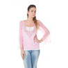 PHARD LANGARM T-SHIRT DAMEN ROSA