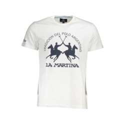 LA MARTINA T-SHIRT MANICHE CORTE UOMO BIANCO