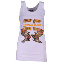 CAVALLI CLASS WOMEN'S PURPLE TANK TOP
