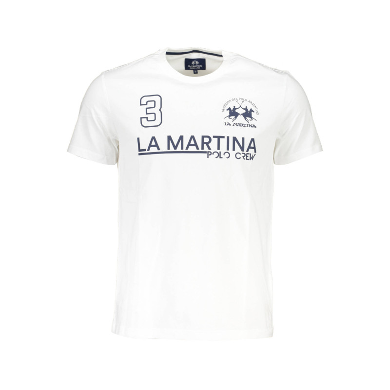 LA MARTINA MEN'S SHORT SLEEVE T-SHIRT WHITE