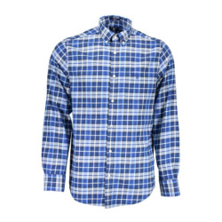 CHEMISE À MANCHES LONGUES GANT HOMME BLEU