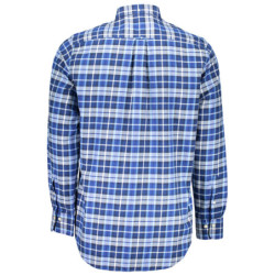CHEMISE À MANCHES LONGUES GANT HOMME BLEU